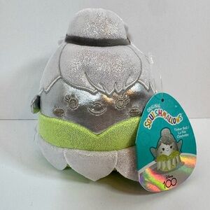Squishmallows Disney 100 Anniversary Silver Tinkerbell 5” Plush NWT